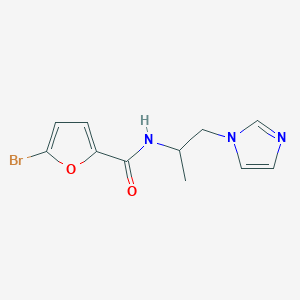 n-(1-(1h-Imidazol-1-yl)propan-2-yl)-5-bromofuran-2-carboxamide