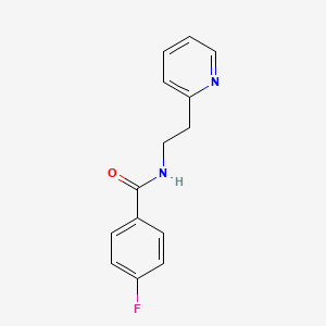 4-Fluoro-N-(2-(pyridin-2-yl)ethyl)benzamide