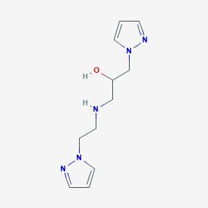 1-((2-(1h-Pyrazol-1-yl)ethyl)amino)-3-(1h-pyrazol-1-yl)propan-2-ol