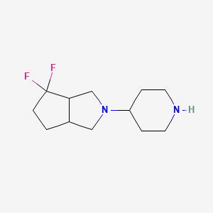4,4-Difluoro-2-(piperidin-4-yl)octahydrocyclopenta[c]pyrrole