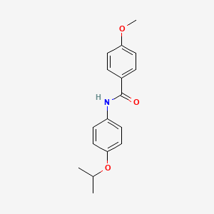 4-methoxy-N-[4-(propan-2-yloxy)phenyl]benzamide