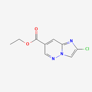 Ethyl 2-chloroimidazo[1,2-b]pyridazine-7-carboxylate