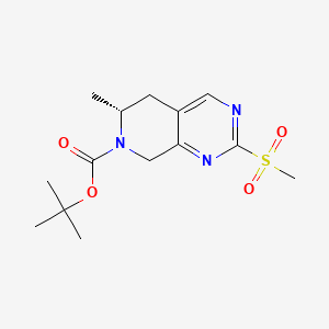 tert-Butyl (R)-6-methyl-2-(methylsulfonyl)-5,8-dihydropyrido[3,4-d]pyrimidine-7(6H)-carboxylate