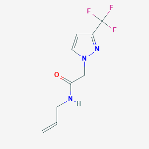 N-(prop-2-en-1-yl)-2-[3-(trifluoromethyl)-1H-pyrazol-1-yl]acetamide