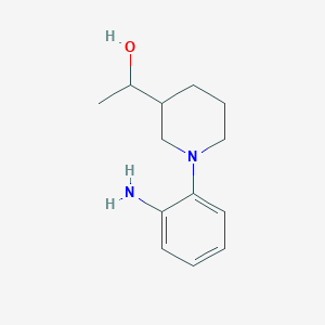 1-(1-(2-Aminophenyl)piperidin-3-yl)ethan-1-ol