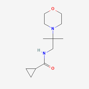 molecular formula C12H22N2O2 B14909409 n-(2-Methyl-2-morpholinopropyl)cyclopropanecarboxamide 