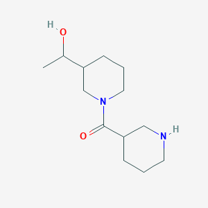 molecular formula C13H24N2O2 B1490941 (3-(1-Hydroxyethyl)piperidin-1-yl)(piperidin-3-yl)methanone CAS No. 2097980-05-5