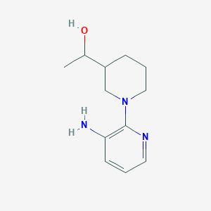 1-(1-(3-Aminopyridin-2-yl)piperidin-3-yl)ethan-1-ol