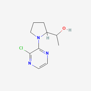 1-(1-(3-Chloropyrazin-2-yl)pyrrolidin-2-yl)ethan-1-ol