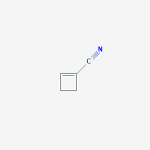 molecular formula C5H5N B14909463 Cyclobutenecarbonitrile 