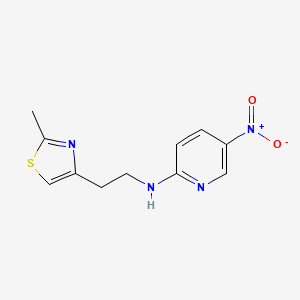 n-(2-(2-Methylthiazol-4-yl)ethyl)-5-nitropyridin-2-amine