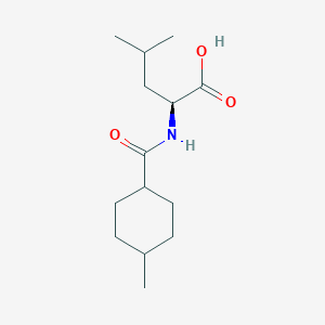 (4-Methylcyclohexane-1-carbonyl)-L-leucine