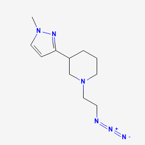1-(2-azidoethyl)-3-(1-methyl-1H-pyrazol-3-yl)piperidine