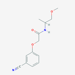 2-(3-cyanophenoxy)-N-(1-methoxypropan-2-yl)acetamide