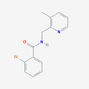 2-Bromo-N-((3-methylpyridin-2-yl)methyl)benzamide