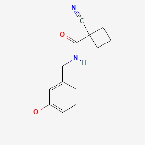 1-Cyano-N-(3-methoxybenzyl)cyclobutane-1-carboxamide