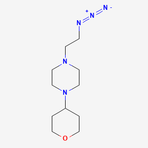 molecular formula C11H21N5O B1490956 1-(2-azidoethyl)-4-(tetrahydro-2H-pyran-4-yl)piperazine CAS No. 2097981-73-0