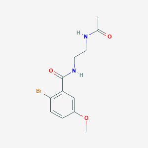 N-(2-acetamidoethyl)-2-bromo-5-methoxybenzamide