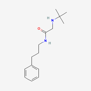 2-(tert-butylamino)-N-(3-phenylpropyl)acetamide