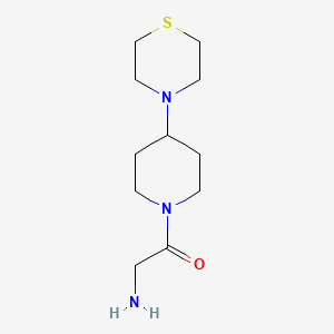 2-Amino-1-(4-thiomorpholinopiperidin-1-yl)ethan-1-one