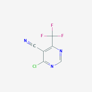 4-Chloro-6-(trifluoromethyl)pyrimidine-5-carbonitrile