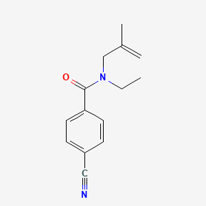 4-Cyano-N-ethyl-N-(2-methylallyl)benzamide