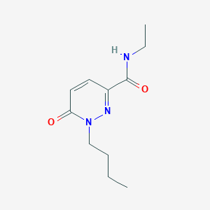 molecular formula C11H17N3O2 B14909585 1-butyl-N-ethyl-6-oxo-1,6-dihydropyridazine-3-carboxamide 