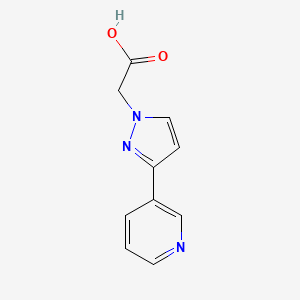 2-(3-(pyridin-3-yl)-1H-pyrazol-1-yl)acetic acid