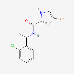 4-Bromo-N-(1-(2-chlorophenyl)ethyl)-1h-pyrrole-2-carboxamide