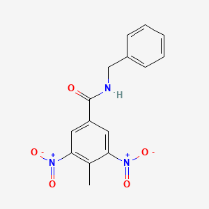 N-benzyl-4-methyl-3,5-dinitrobenzamide