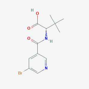 (S)-2-(5-Bromonicotinamido)-3,3-dimethylbutanoic acid