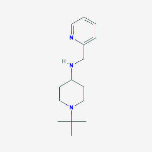 molecular formula C15H25N3 B14909711 1-(Tert-butyl)-N-(pyridin-2-ylmethyl)piperidin-4-amine 