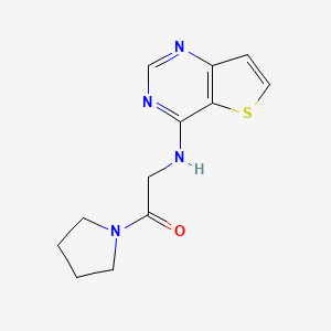 1-(Pyrrolidin-1-yl)-2-(thieno[3,2-d]pyrimidin-4-ylamino)ethan-1-one