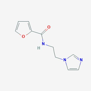 N-(2-(1H-imidazol-1-yl)ethyl)furan-2-carboxamide