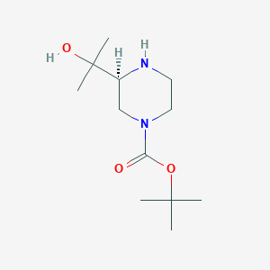 tert-Butyl (S)-3-(2-hydroxypropan-2-yl)piperazine-1-carboxylate