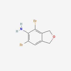 4,6-Dibromo-1,3-dihydroisobenzofuran-5-amine