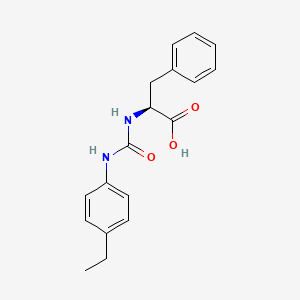 ((4-ethylphenyl)carbamoyl)-L-phenylalanine