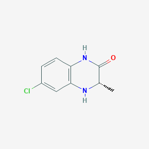 (S)-6-Chloro-3-methyl-3,4-dihydroquinoxalin-2(1H)-one