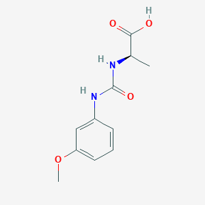 molecular formula C11H14N2O4 B14909830 ((3-Methoxyphenyl)carbamoyl)-d-alanine 