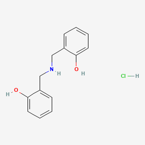 molecular formula C14H16ClNO2 B14909855 2,2'-(Azanediylbis(methylene))diphenol hydrochloride 