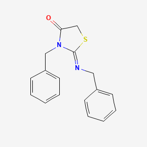 3-Benzyl-2-(benzylimino)-1,3-thiazolidin-4-one