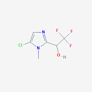 1-(5-chloro-1-methyl-1H-imidazol-2-yl)-2,2,2-trifluoroethan-1-ol