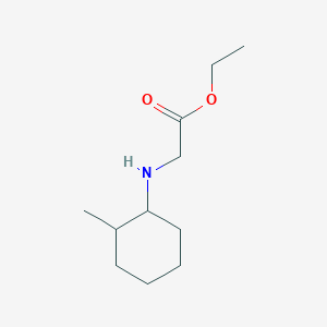 molecular formula C11H21NO2 B14909957 Ethyl (2-methylcyclohexyl)glycinate 