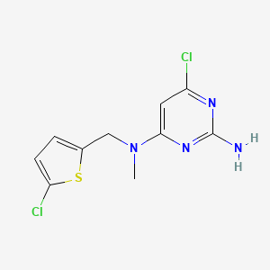 6-Chloro-n4-((5-chlorothiophen-2-yl)methyl)-n4-methylpyrimidine-2,4-diamine