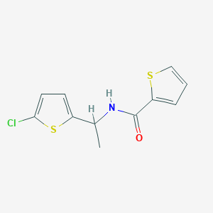 n-(1-(5-Chlorothiophen-2-yl)ethyl)thiophene-2-carboxamide