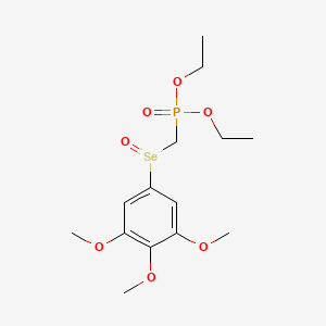 Diethyl (((3,4,5-trimethoxyphenyl)seleninyl)methyl)phosphonate