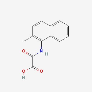 molecular formula C13H11NO3 B14910047 2-((2-Methylnaphthalen-1-yl)amino)-2-oxoacetic acid 