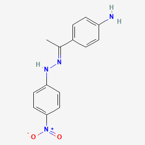 1-(4-Aminophenyl)ethanone (4-nitrophenyl)hydrazone