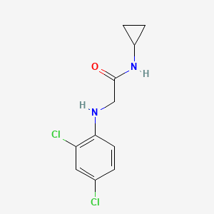 n-Cyclopropyl-2-((2,4-dichlorophenyl)amino)acetamide