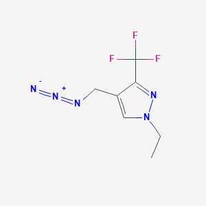 molecular formula C7H8F3N5 B1491010 4-(azidomethyl)-1-ethyl-3-(trifluoromethyl)-1H-pyrazole CAS No. 2097985-76-5